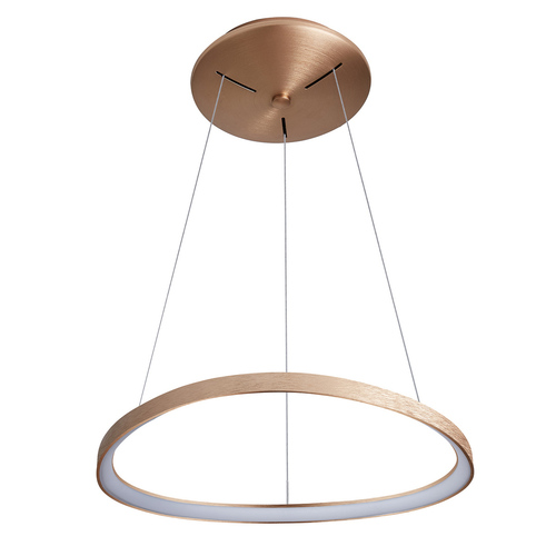 Kontrollera Italux Morfi brun LED-pendellampa 65 cm 48W 3000K 5355-848ROP-GB-3