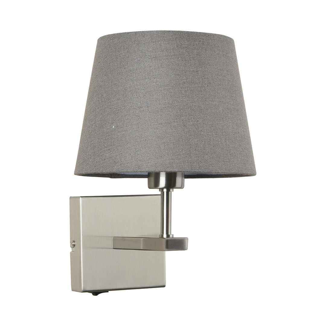 Kontrollera Nattlampa Italux Norte E27 grå metall 23 cm WL-1122-1-A-SN-RO-GR Nattlampa Italux Norte E27 grå metall 23 cm WL-1122-1-A-SN-RO-GR