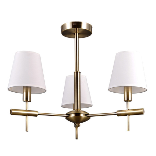 Kontrollera Ljuskrona Italux Balter guld E14 3 lampor MD38482-3
