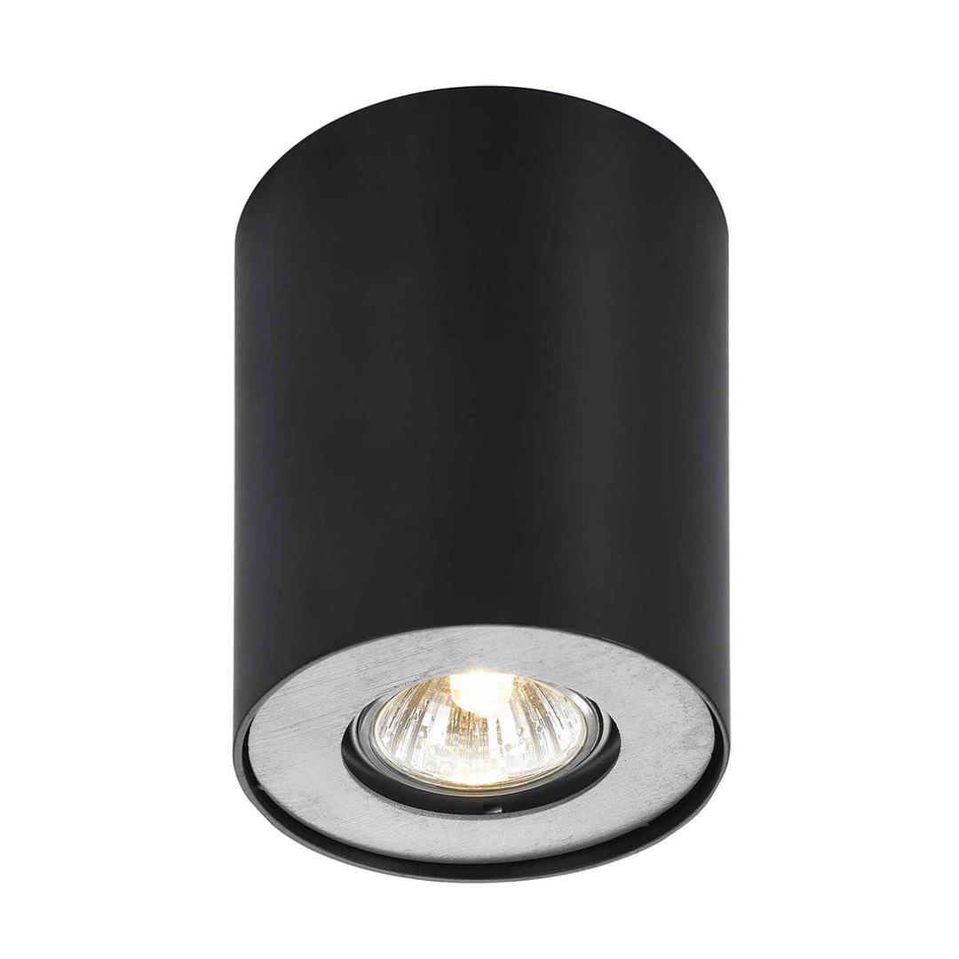 Kontrollera Utanpåliggande lampa Italux svart vit GU10 metall CL-110GU10-BL Utanpåliggande lampa Italux svart vit GU10 metall CL-110GU10-BL