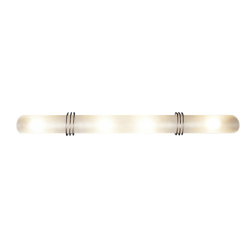 Kontrollera Vägglampa Italux Caro 4xE14 silver matt glas 75 cm MB977A-4