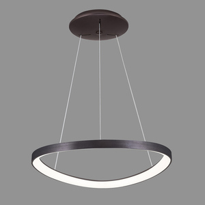 Italux Morfi LED pendellampa brun vit Ø65 cm 48W 3000K SKU 5355-848ROP-BC-3 small 1