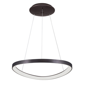 Italux Morfi LED pendellampa brun vit Ø65 cm 48W 3000K SKU 5355-848ROP-BC-3 small 0