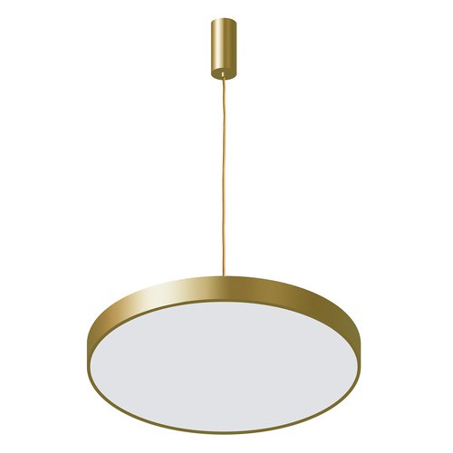Kontrollera Pendellampa Italux LED vit/guld 60 cm 3000K 3600 lm 5361-860RP-GD-3