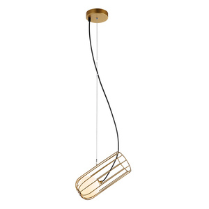 Hänglampa Italux Coco G9 guld/vit stål glas MDM-3941/1 GD small 1