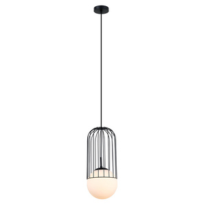 Pendant Light Italux Matty Black E27 MDM-3940/1 BK small 1