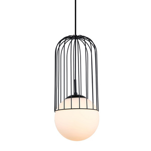 Pendant Light Italux Matty Black E27 MDM-3940/1 BK small 0