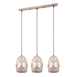 Italux Pendellampa 3-ljus Champagneguld E27 Stål MDM-3480/3 GD small 1