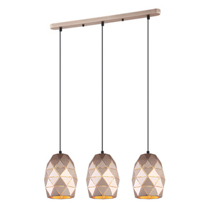 Italux Pendellampa 3-ljus Champagneguld E27 Stål MDM-3480/3 GD small 0