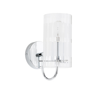 Italux modern vägglampa krom glas E27 MBM1957-1 small 1