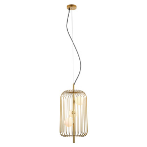 Italux pendant taklampa G9 3-ljus guld vit stål glas MDM-3934/3 GD small 1