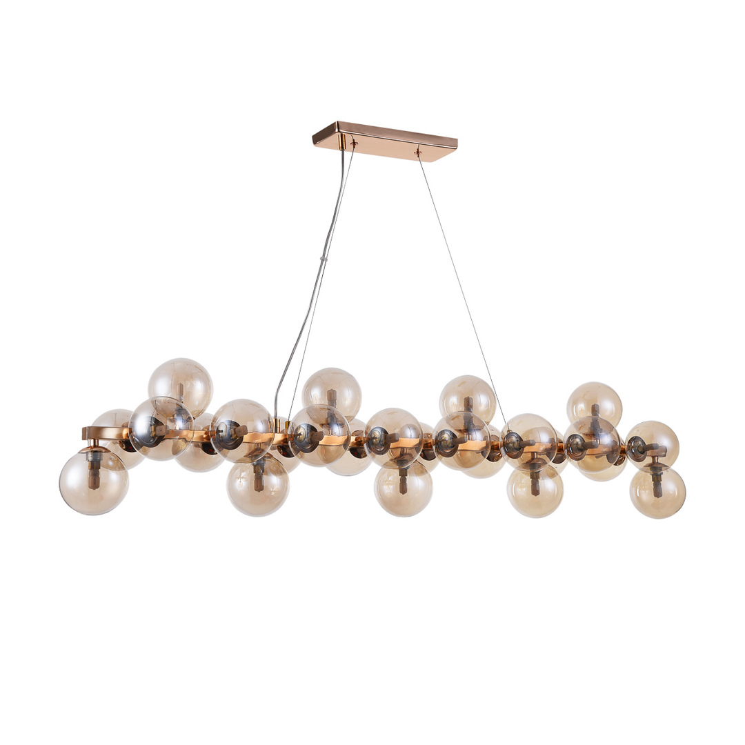 Kontrollera Italux Cabella taklampa guld cognac glas G9 25 ljus PND-5252-A-25-GD-CGN Italux Cabella taklampa guld cognac glas G9 25 ljus PND-5252-A-25-GD-CGN