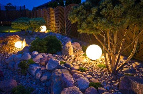 Kontrollera Luna Ball – Set med vita trädgårdsbollar, 30/40/50 cm, LED E27, LBS304050