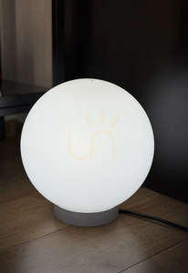 Luna Ball – Set med vita trädgårdsbollar, 30/40/50 cm, LED E27, LBS304050 small 15
